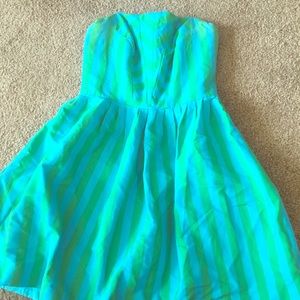 Lilly Pulitzer Strapless Fit & Flare Dress